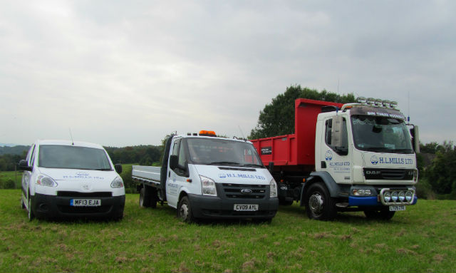 photo of our works vehicles